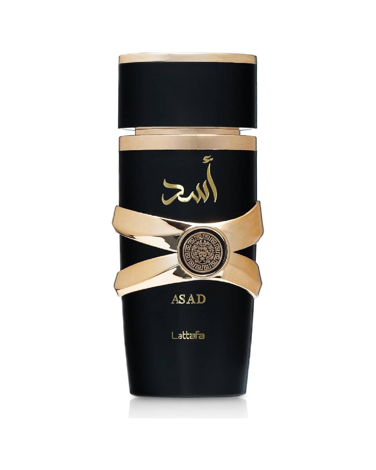 Lattafa Asad bottle, retailer product photograph